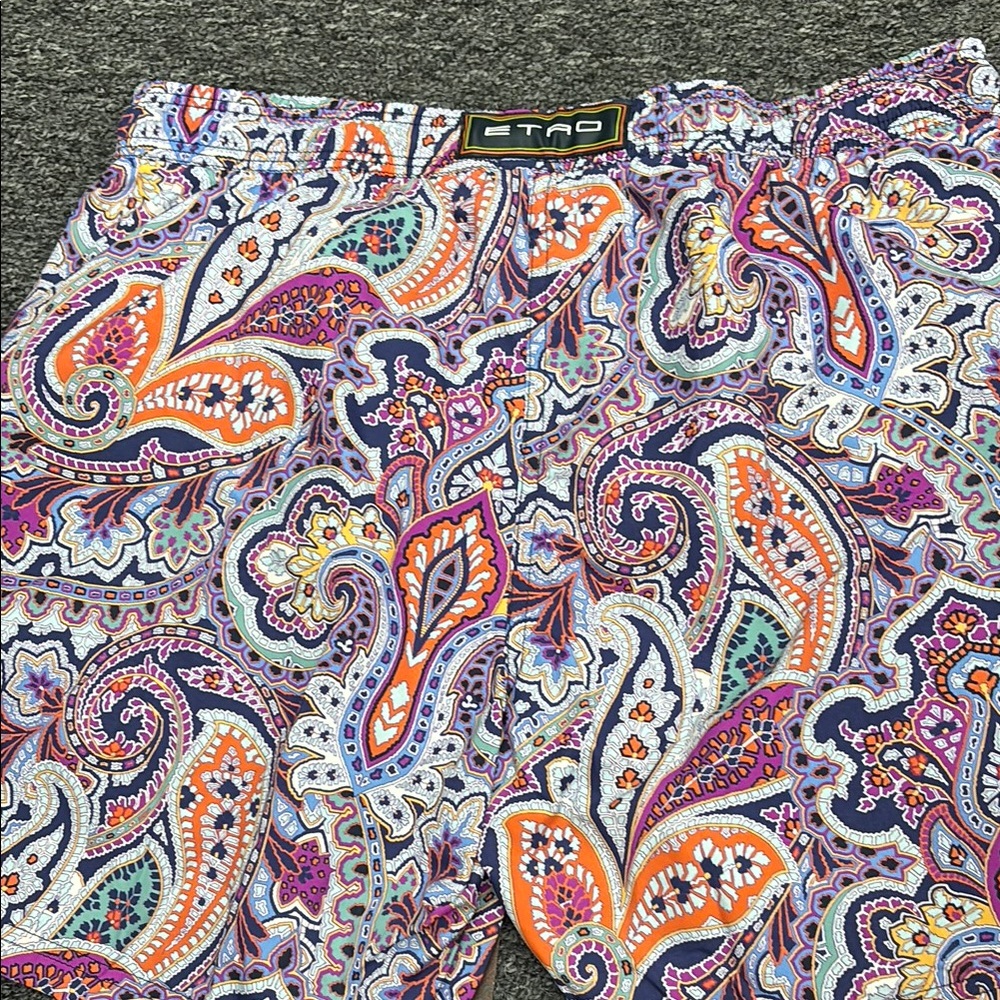 Etro Multicolor Paisley Swim Trunks - Picture 6 of 7